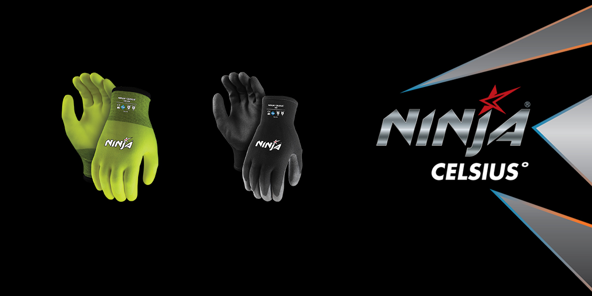 Black Ninja Latex Disposable Gloves L